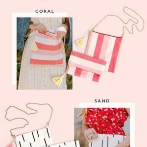 Tribe Alive Fold Over Clutch w/ Chain Strap (NEW)